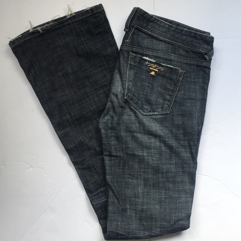 BEBE flare dark wash Jean